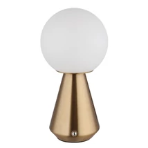Globo SORA asztali dekor lámpa fém, akril, sárgaréz, fehér, LED, 1.5W, 3000-4500-6500K, 140 Lm - 21029C