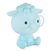 Globo SHEEPY asztali gyerek lámpa műanyag, kék, fehér, LED, 1W, 3000K, 32 Lm - 21760B