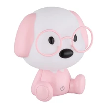 Globo PUPPY asztali gyerek lámpa műanyag, pink, fehér, LED, 1W, 3000K, 32 Lm - 21761P