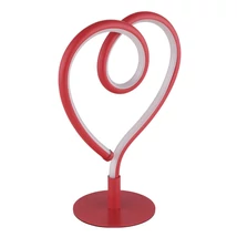 Globo AMORE asztali dekor lámpa fém, szilikon, piros, fehér, LED, 6W, 3000K, 250 Lm - 28054R