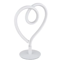 Globo AMORE asztali dekor lámpa fém, szilikon, fehér, LED, 6W, 3000K, 250 Lm - 28054W