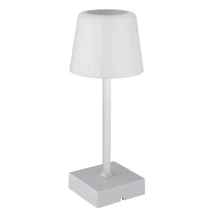 Globo XAYDEN asztali dekor lámpa fém, műanyag, ezüst, fehér, LED, 2W, 3000-6500K, 100 Lm - 28061SI