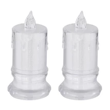 Globo CANDLE dekor lámpa műanyag, áttetsző, LED, 0.25W, 2900K - 28075-2