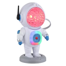 Globo COSMO asztali gyereklámpa műanyag, ezüst, szürke, kék, fehér, piros,  RGB-LED, 4.5W - 28084
