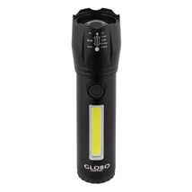 Globo LIGHTA zseblámpa fém, műanyag, fekete, LED, 3W, 5000-5500K, 100Lm - 31919