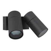 Globo PIPER fürdőszobai szpot lámpa fém, műanyag, üveg, antracit, fekete, GU10, IP44 - 3209-2