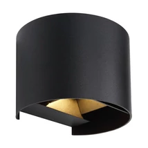 Globo VERONIKA kültéri fali lámpa fém, fekete, LED, 3000K, 3W, 290lm, IP54 - 34168RB