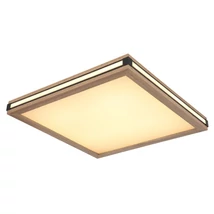 Globo CARLA mennyezet lámpa fém, műanyag, fa, fehér, barna, fekete, LED, 3000K, 24W, 1340lm - 41589D2