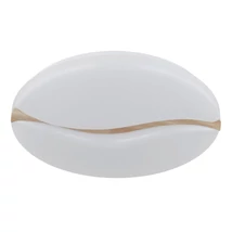 Globo LETICIA mennyezet lámpa fém, fa, műanyag, fehér, barna, LED, 24W, 3000-4200-6000K, 1910Lm - 41790-18