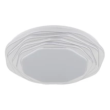 Globo FLORDELIS mennyezet lámpa fém, műanyag, fehér, króm, LED, 36W, 3000-4000-6000K, 1271Lm - 48036-36