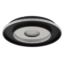 Globo MARSH mennyezet lámpa fém, akril, fekete, áttetsző, LED, 30W, 2700-6500K, 1362Lm - 48041D