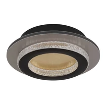 Globo JAYDEN mennyezet lámpa fém, műanyag, fekete, arany ,áttetsző LED, 12W, 3000-4000-6500K, 470Lm - 48042-12G