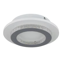Globo JAYDEN mennyezet lámpa fém, műanyag, fehér,  áttetsző , szürke, LED, 12W, 3000-4000-6500K, 470Lm - 48042-12W