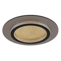 Globo JAYDEN mennyezet lámpa fém, műanyag, fekete, arany ,áttetsző LED, 24W, 3000-4000-6500K, 920Lm - 48042-24G