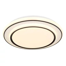 Globo LOGAN mennyezet lámpa fém, akril, fehér, fekete, LED, 24W, 3000K, 1400lm - 48136-24