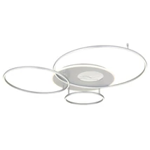 Globo INVERTINA mennyezet lámpa fém, műanyag, ezüst, fehér, LED, 70W, 2700K-6500K, 300-4599lm - 48466-70A
