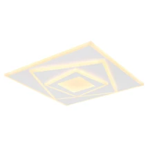 Globo HORNI mennyezet lámpa fém, akril, fehér, LED, 3000K, 24W, 2100lm - 48539-24