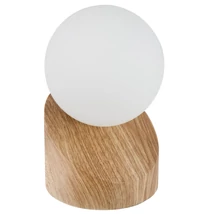 Globo ALISA asztali lámpa fém, üveg, barna, fehér, G9 - 50300146