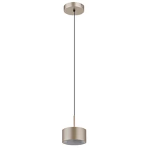 Globo RAYMOND függeszték fém, műanyag, antracit, arany, pezsgőszín, LED, 12W, 3000K, 900 Lm - 56964H