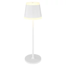Globo RIDLEY asztali lámpa fém, akril, fehér, LED, 4.6W, 220lm, 3000K - 58433W