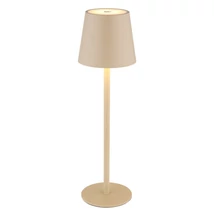 Globo VANNIE asztali lámpa fém, műanyag, homokszín, LED, 3W, 3000K, 130lm, IP44 - 58438S
