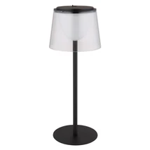 Globo MARIAM kültéri asztali lámpa fém, műanyag, fekete, áttetsző, LED, 1.8W, 3000K, 150Lm, IP44 - 58462K