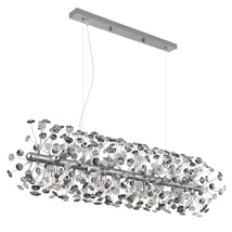 Globo KATRINA függeszték fém, kristály, króm, áttetsző, G9, 42W, 3000K, 4200Lm - 64135H4C