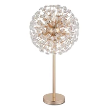 Globo KATRINA asztali lámpa fém, kristály, arany, áttetsző, G9, 3.5W, 3000K, 350Lm - 64135T