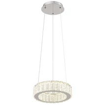Globo MUCKY függeszték fém, K5 kristály, króm, LED, 2700K-6500K, 30W, 1920lm - 67162-30