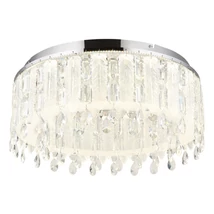 Globo KLUNKA mennyezet lámpa fém, kristály, króm, LED, 58W, 2700-6000K, 4798Lm - 67176-58D