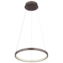 Globo RALPH függeszték fém, műanyag, kávészín, áttetsző, LED, 3000K, 19W, 980lm - 67192-19BR