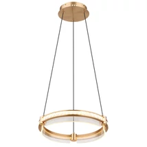 Globo BLONDIE függeszték fém, kristály, arany, áttetsző, LED, 36W, 2700K-6000K, 240-2000lm - 67196-36H