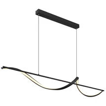 Globo VIOLINO függeszték fém, fekete, LED, 24W, 3000K, 1000lm - 67207-24