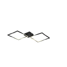 Globo MAXXY mennyezet lámpa fém, műanyag, fekete, LED, 3000K, 24W, 1200lm - 67213D