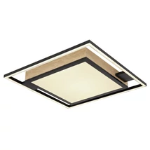 Globo JORRY mennyezet lámpa fém, fa, műanyag, fekete, barna, LED, 2700K-6500K, 40W, 2300lm - 67283-40