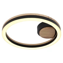 Globo BEATRIX mennyezet lámpa fém, fa, műanyag, fekete, barna, LED, 3000K, 12W, 600lm - 67298D