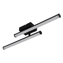 Globo KIRINA mennyezet lámpa fém, műanyag, fekete, fehér, LED, 12W, 3000K, 860Lm - 67342-12