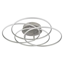 Globo KOMBOS mennyezet lámpa fém, műanyag, nikkel, fehér, LED, 55W, 4000K, 4650Lm - 67355-55N