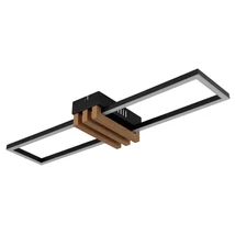 Globo DAKARI I mennyezet lámpa fém, műanyag, fekete, barna, fehér, LED, 20W, 3000K, 1000Lm - 67357D