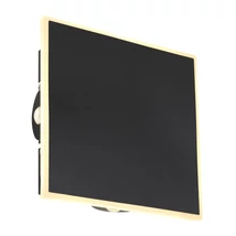 Globo SAIDY fali lámpa fém, akril, fekete, áttetsző, LED, 3000K, 12W, 850lm - 78408-4