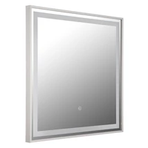 Globo RIVAS tükör fém, tükör, műanyag, nikkel, fehér, LED, 10W, 2700-4000-6500K, 512Lm - 84037