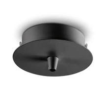 ROSONE METALLO 1 LUCE NERO - IdealLux-123295 - Mennyezeti talp
