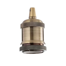 E27 GHIERA OTTONE BRUNITO - IdealLux-249216 - Dekor foglalat