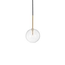 IdealLux EQUINOXE SP1 D15 OTTONE függeszték fém, üveg, sárgaréz, áttetsző, G4, 3000K, 2W, 160lm - 277370