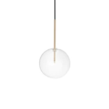 IdealLux EQUINOXE SP1 D20 OTTONE függeszték fém, üveg, sárgaréz, áttetsző, G4, 3000K, 2W, 160lm - 277387