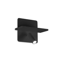 IdealLux PIANO AP NERO fali lámpa fém, fekete, LED, 3000K, 10W, 730lm - 287300