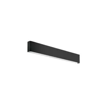 IdealLux DELTA AP D061 NERO fali lámpa fém, fekete, LED, 3000K, 19,5W, 2050lm - 287638