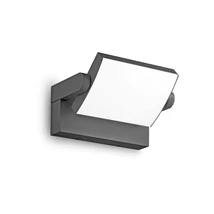 IdealLux SWIPE AP ANTRACITE kültéri fali lámpa fém, műanyag, antracit, fehér, LED, 3000K, 20,5W, 2300lm, IP54 - 287683