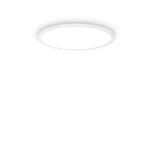 IdealLux FLY SLIM PL D45 mennyezet lámpa fém, műanyag, fehér, LED, 3000K, 26W, 3700lm - 292236