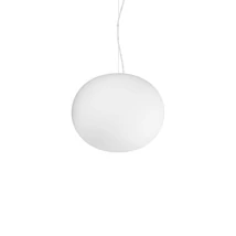 IdealLux COTTON SP1 D30 függeszték fém, üveg, fehér, E27 - 297767